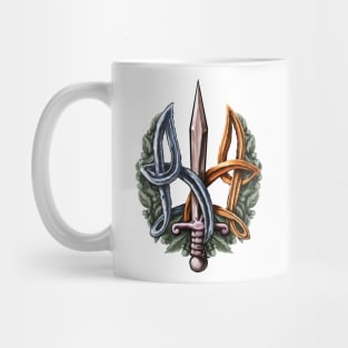 trident sword Mug